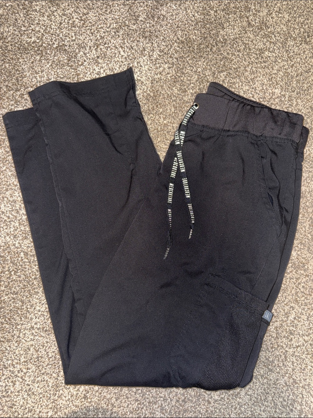 Black Med Couture Scrub Pants